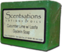 Cucumber Lime with Natural Loofah Bar
