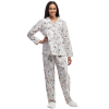 Pajama Set-La Cera Flannel S Beige