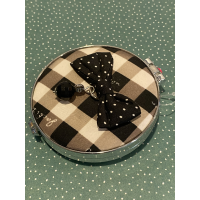 Retro Plaid Round Compact Mirror