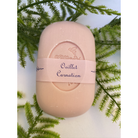 La Lavande Carnation Curved Boutique French Soap (Oeillet) 100g