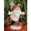Christmas  Resin Snowshoes Santa Figurine